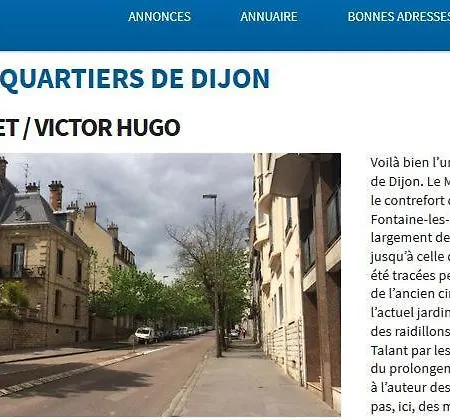 Apartament Le Victor Hughome Dijon